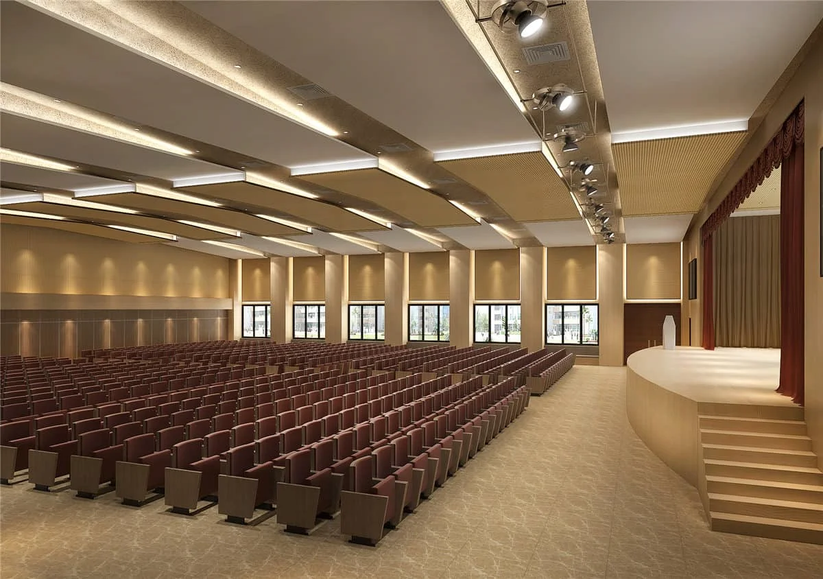 grooved acoustic panels for office