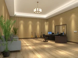 Sound absorbing Grooved Panels