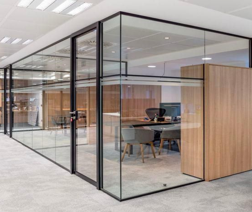 Frameless Glass Partition