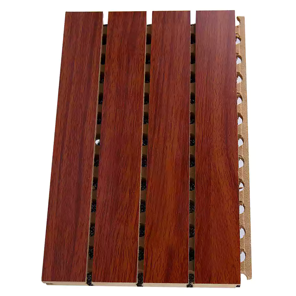 Grooved wood sound-absorbing panels - Image 2