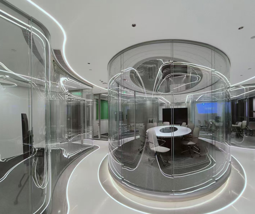 Curved Glass Partition - Image 4