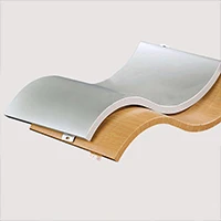 Hyperbolic aluminum veneer