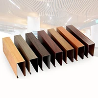 U-shaped aluminum square tube