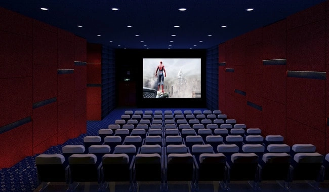 cinema acoustic design case display