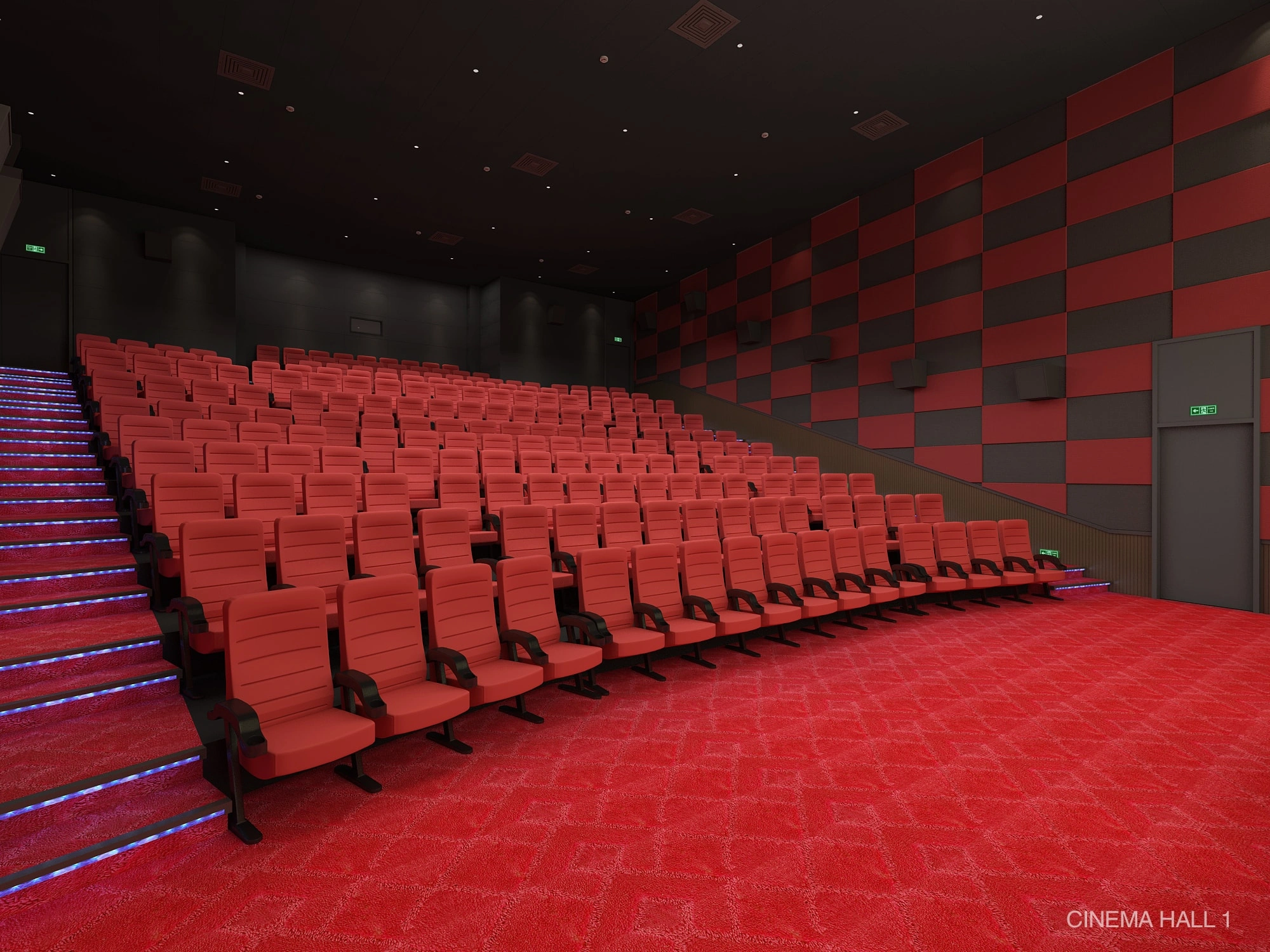 cinema acoustic design case display