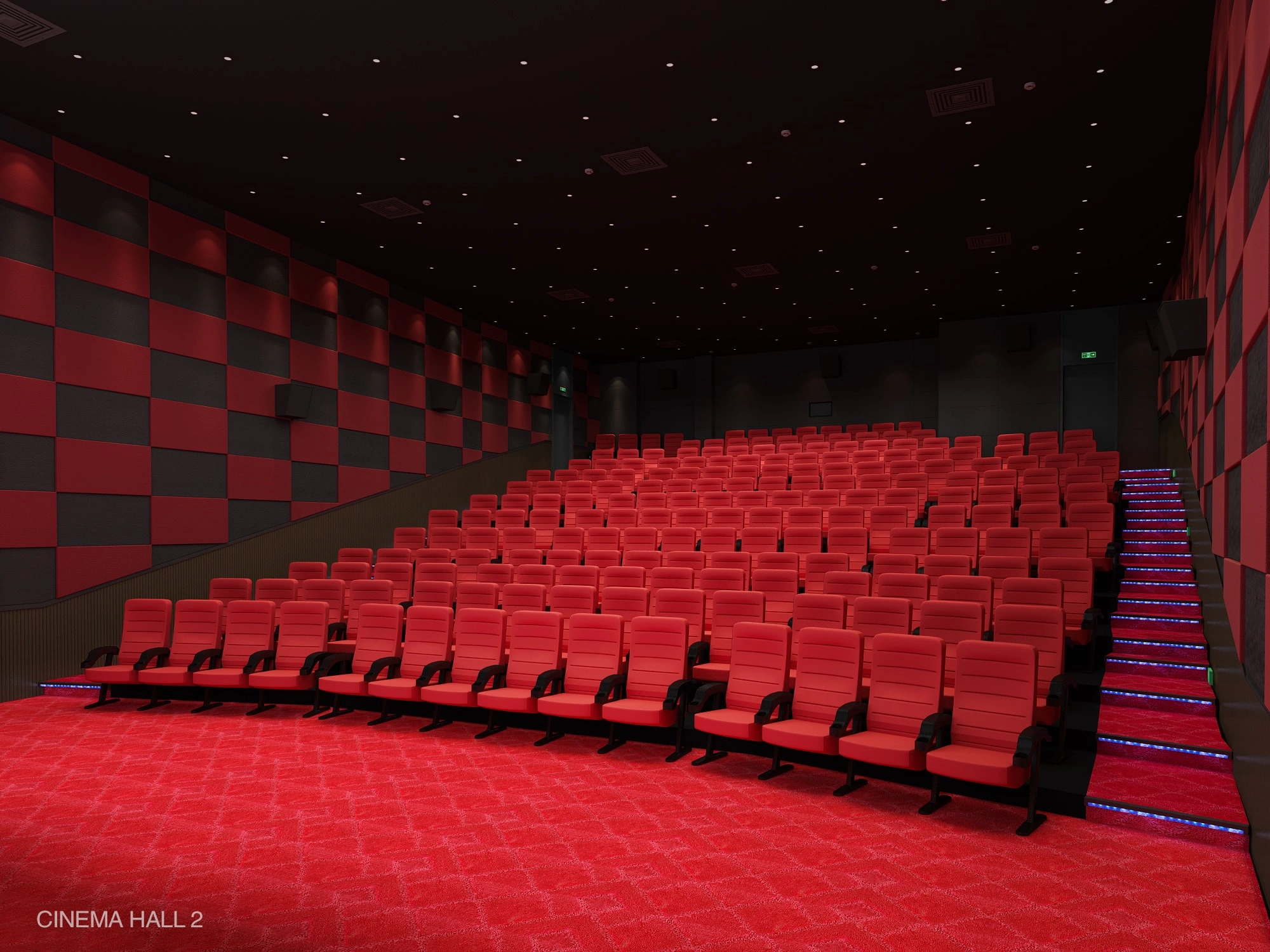 cinema acoustic design case display