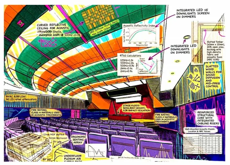 Auditorium Design Sketch-1